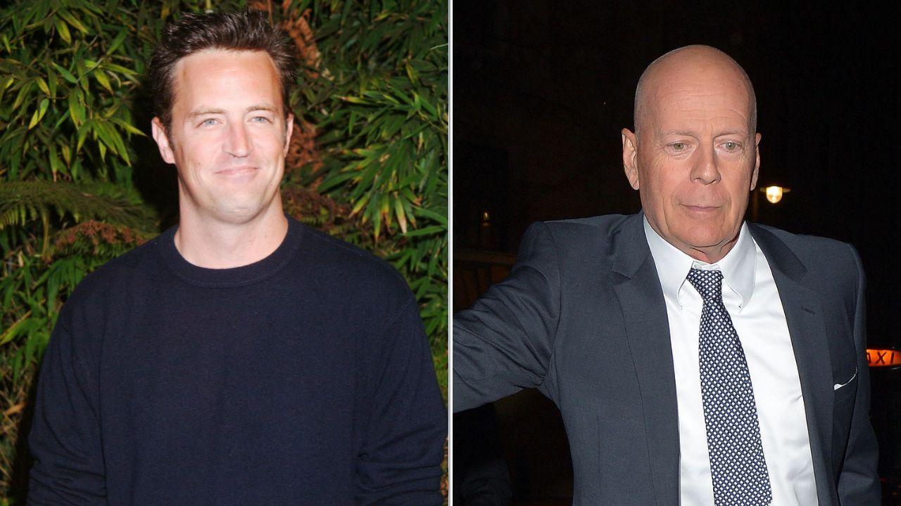 Photo of Matthew Perry and Bruce Willis