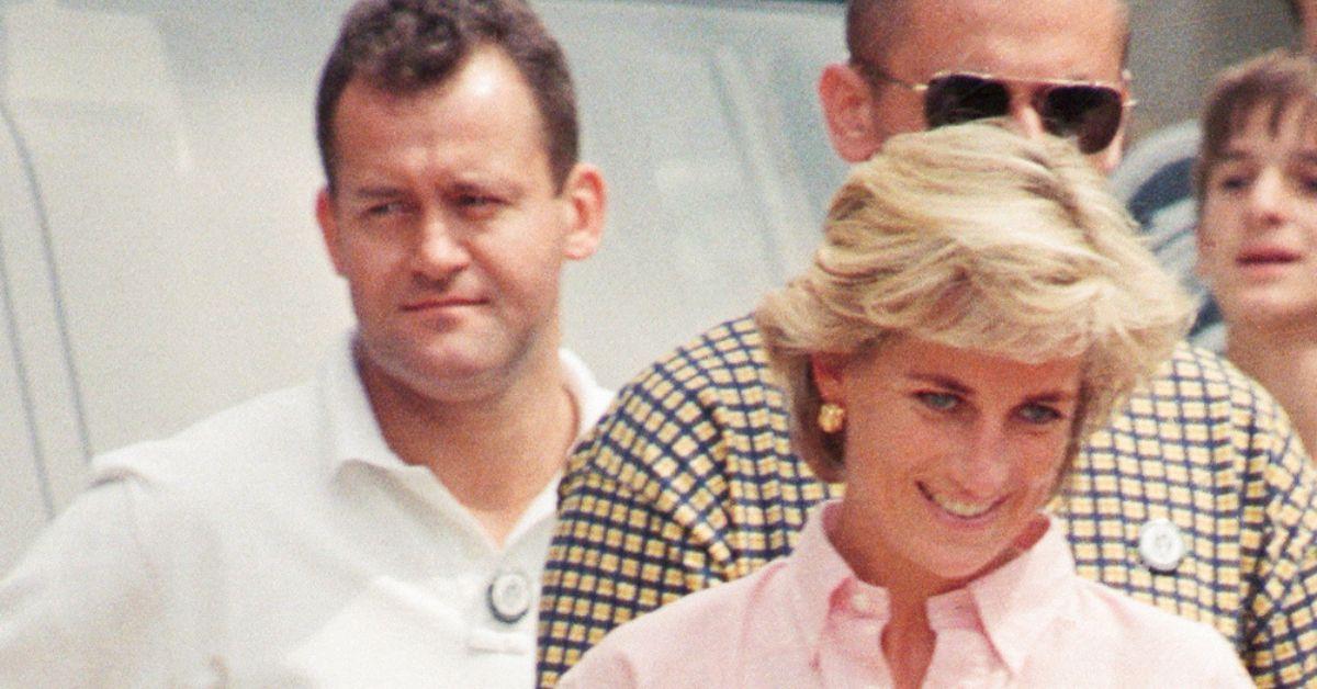 Photo of Princess Diana and Paul Burrell