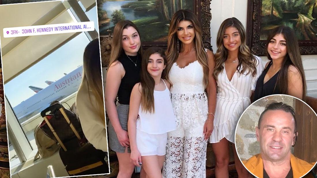 Gia Giudice Shares Photos From Airport As Family Jets Off To Rome To Visit Joe!