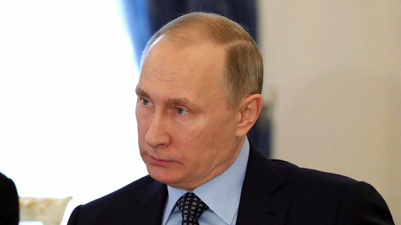image of In March, footage showed him repeatedly clearing his throat while recording an International Women's Day message.