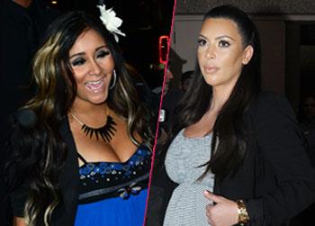 Snooki sticks up for pregnant Kim kardashian