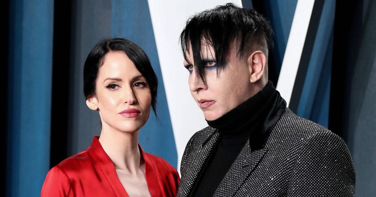 Marilyn Manson Spotted With Wife As Battle With Ex Evan Rachel