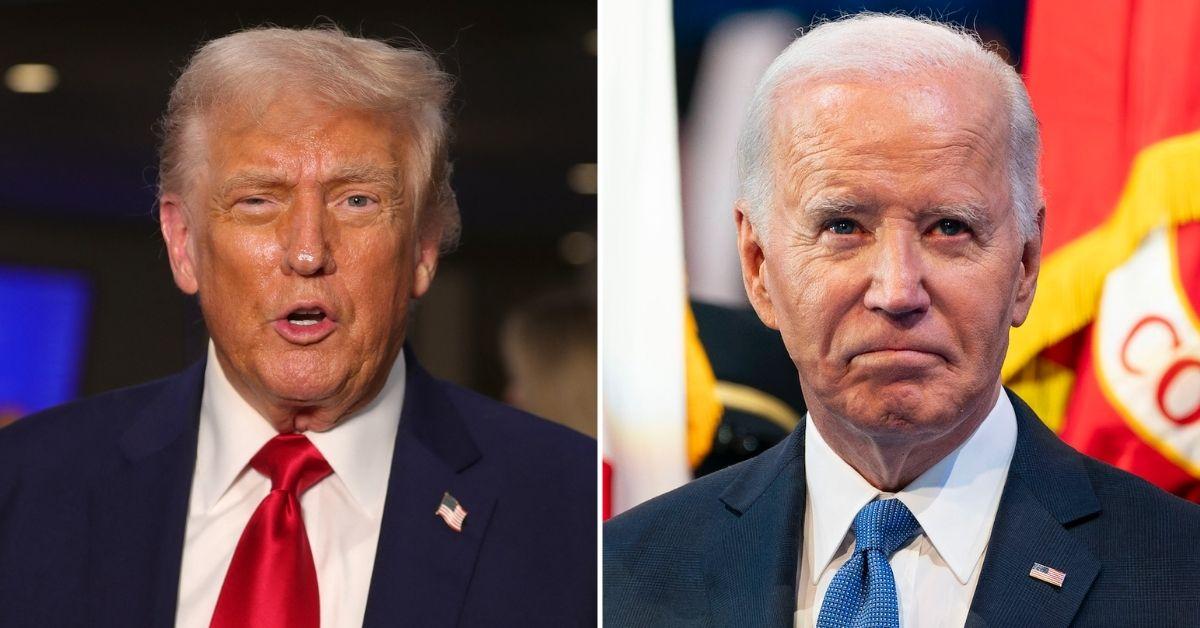 Photo of Donald Trump, Joe Biden