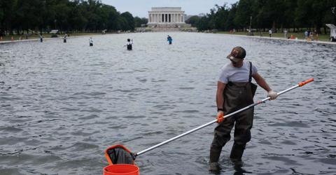 A photo of the Reflecting Pool