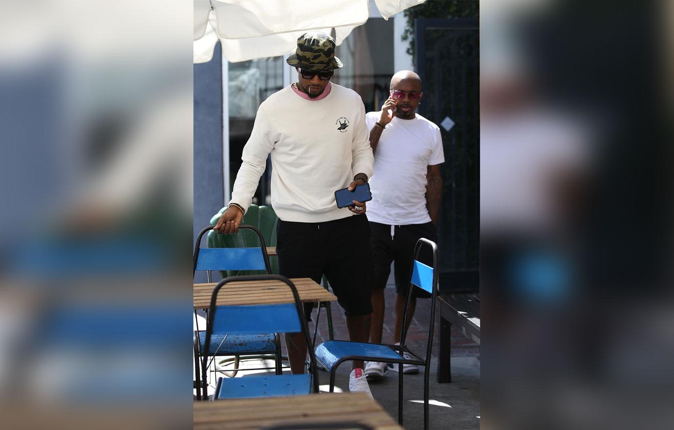 Usher With Pal Jermaine Dupri Amid Herpes Scandal