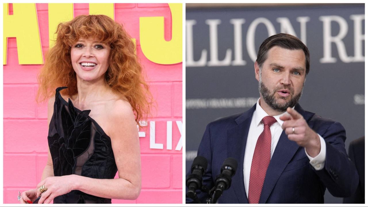 Natasha Lyonne and JD Vance