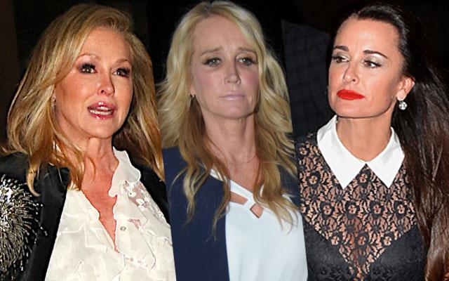 Richards Sister Family Feud Kathy Hilton Refuses Kyle Richards Family Christmas Party