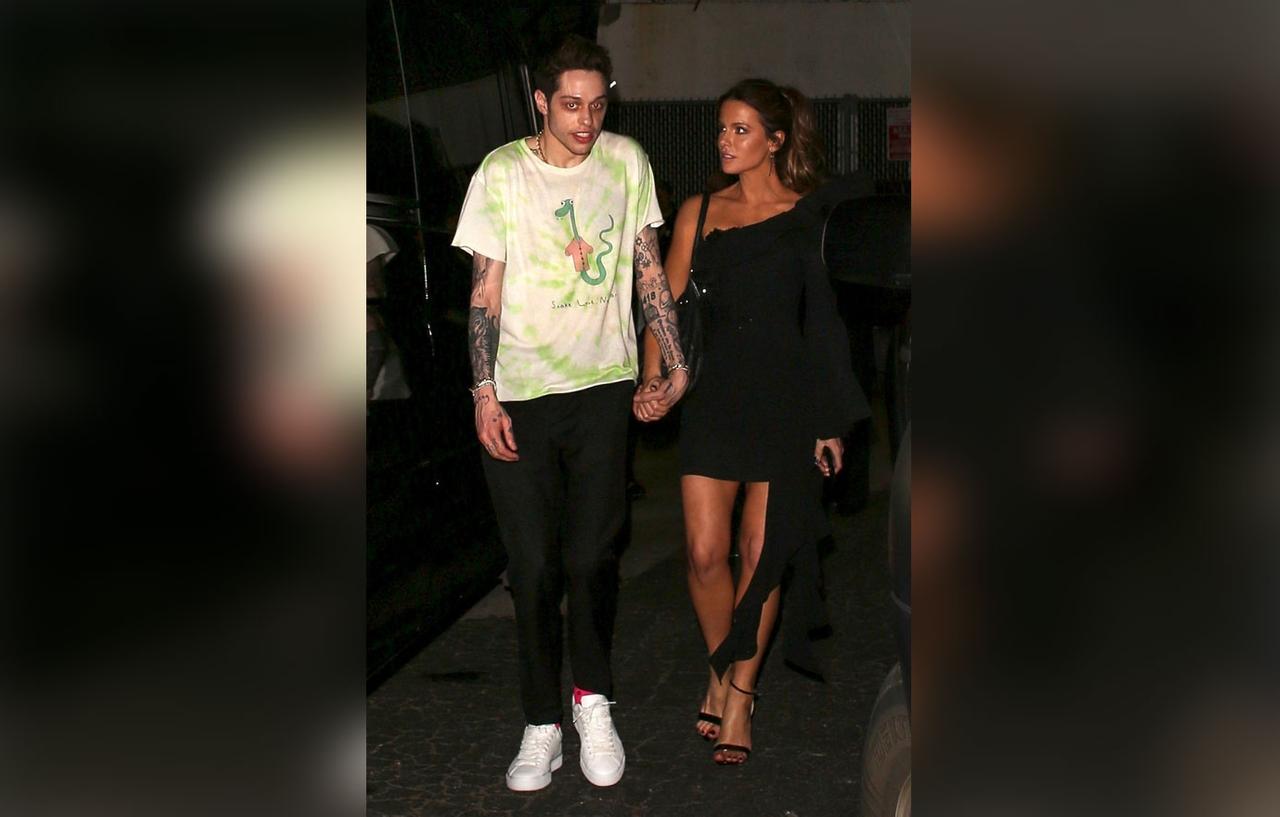 Pete Davidson & Kate Beckinsale Caught Kissing In Car