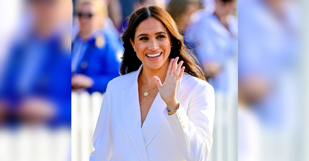 meghan markle wearing bracelet gifted by charles