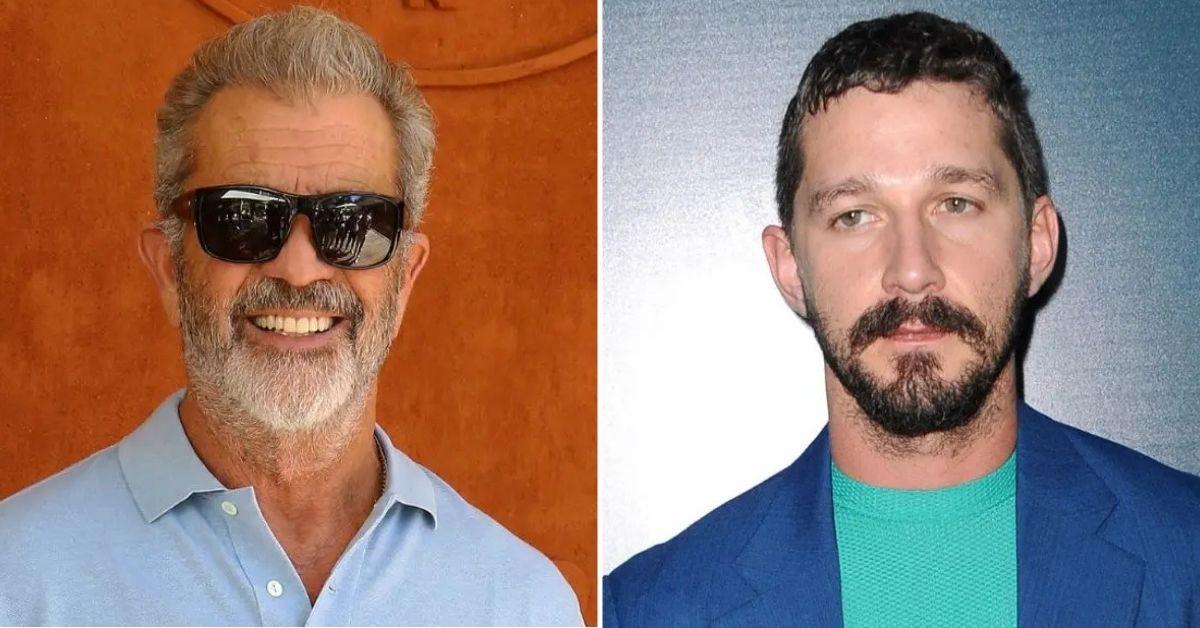 Photo of Mel Gibson and Shia LaBeouf