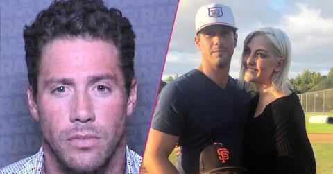 Matt Kirschenheiter mugshot; Left, Matt Kirschenheiter and Gina Kirschenheiter family photo