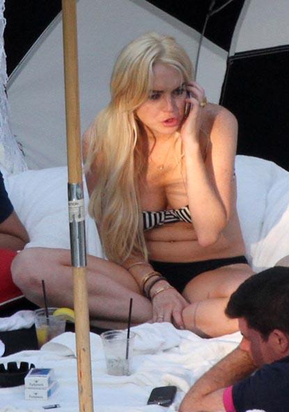 //lindsay lohan bikini _ _