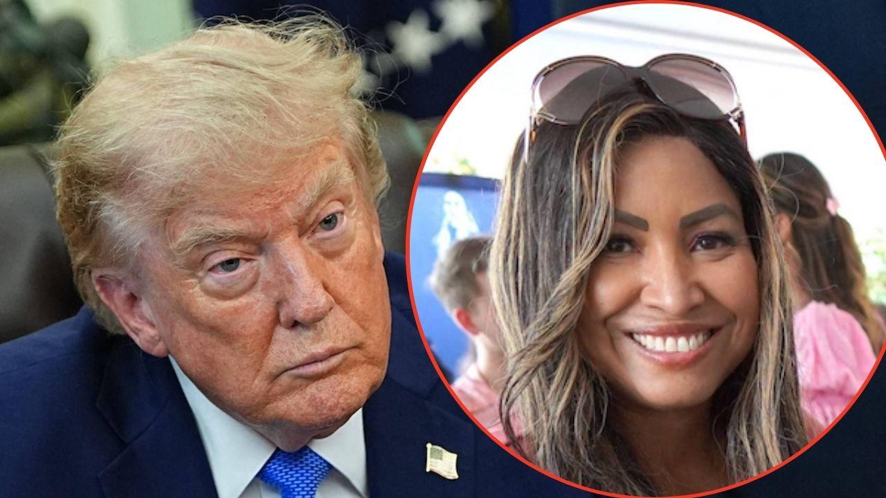 Photo of Donald Trump and Lynne Patton