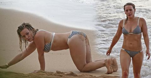 //hilary duff divorce bikini body boobs abs hawaii pp