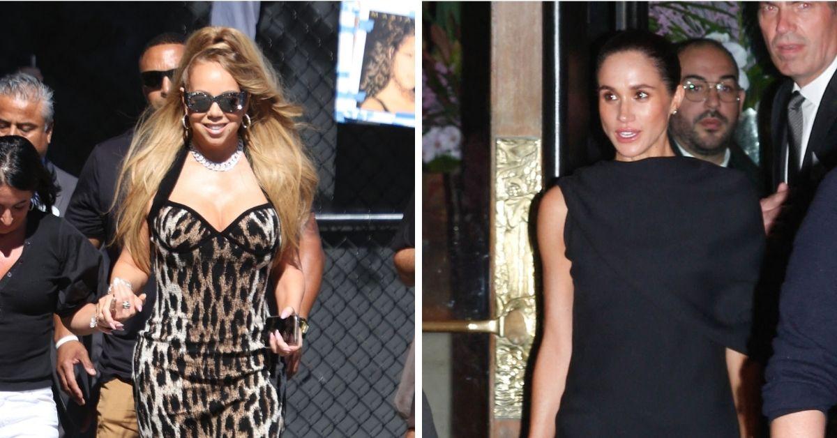 Photo of Mariah Carey and Meghan Markle