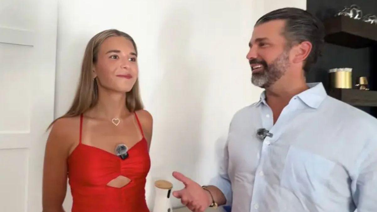 A photo of Kai Trump and Donald Trump Jr.