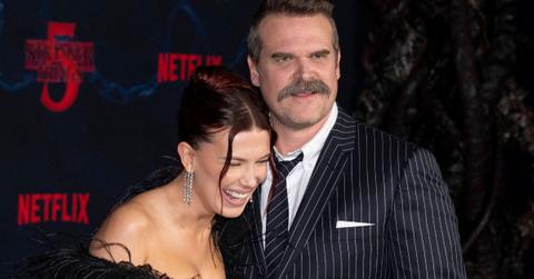 Photo of Millie Bobby Brown and David Harbour