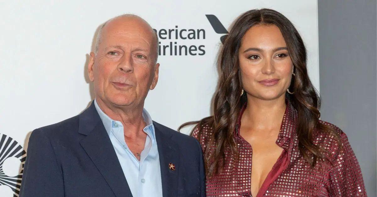Bruce and Emma Willis
