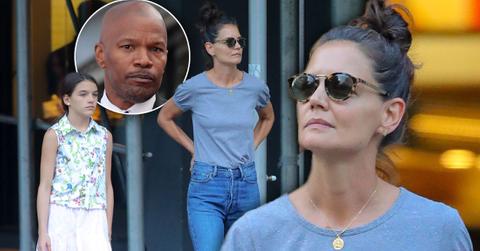 Katie Holmes Steps Out With Suri After Jamie Foxx Split