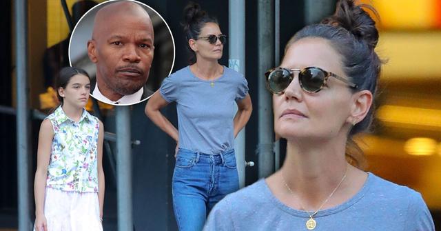 Katie Holmes Steps Out With Suri After Jamie Foxx Split
