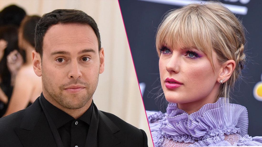 Left,Scooter Braun and Yael Cohen attendThe Metropolitan Museum of Art. Right, Taylor Swift Billboard Music Awards, Arrivals