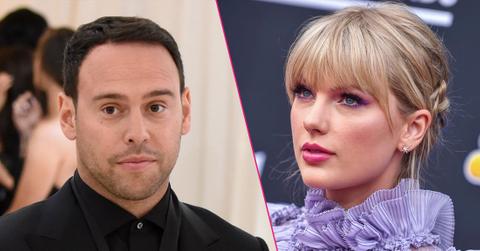 Left,Scooter Braun and Yael Cohen attendThe Metropolitan Museum of Art. Right, Taylor Swift Billboard Music Awards, Arrivals
