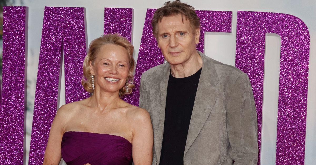 Photo of Pamela Anderson, Liam Neeson