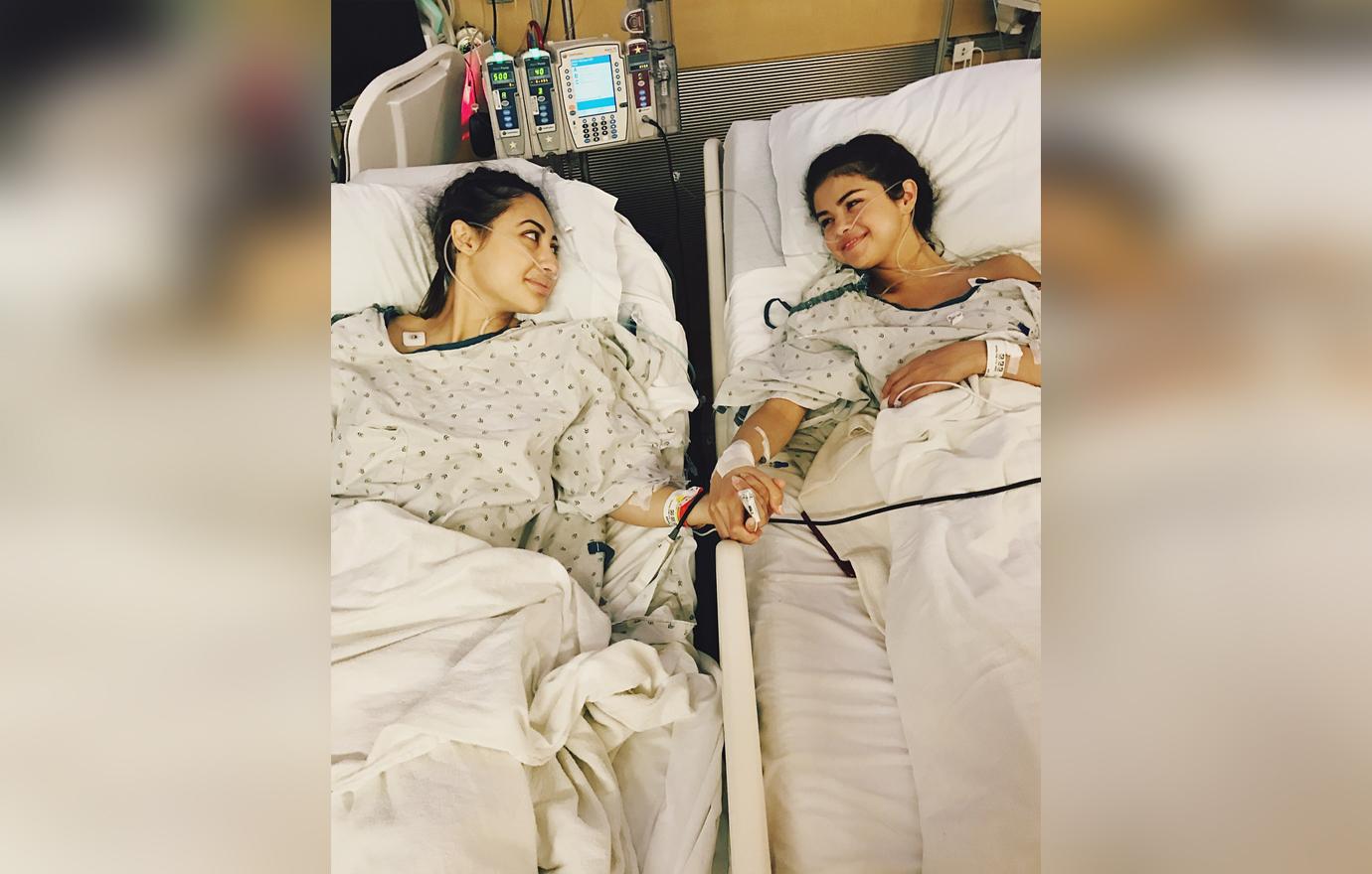 Selena Gomez After Kidney Transplant Hospital Bed