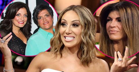 melissa gorga family feud teresa giudice rosie pierri kathy wakile rhonj