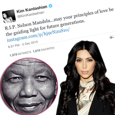 //kim kardashian nelson mandela pp