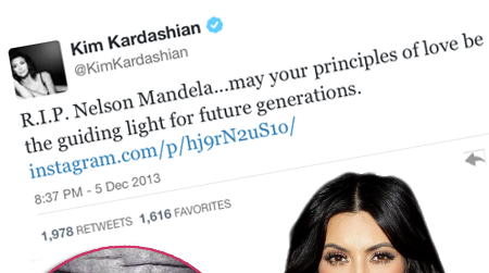 //kim kardashian nelson mandela pp