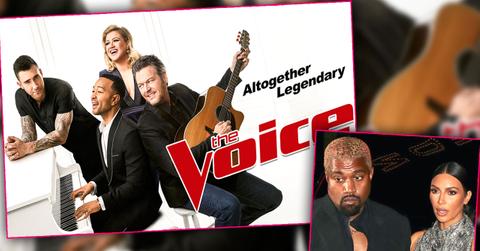 The Voice John Legend Kim Kardashian Kanye West