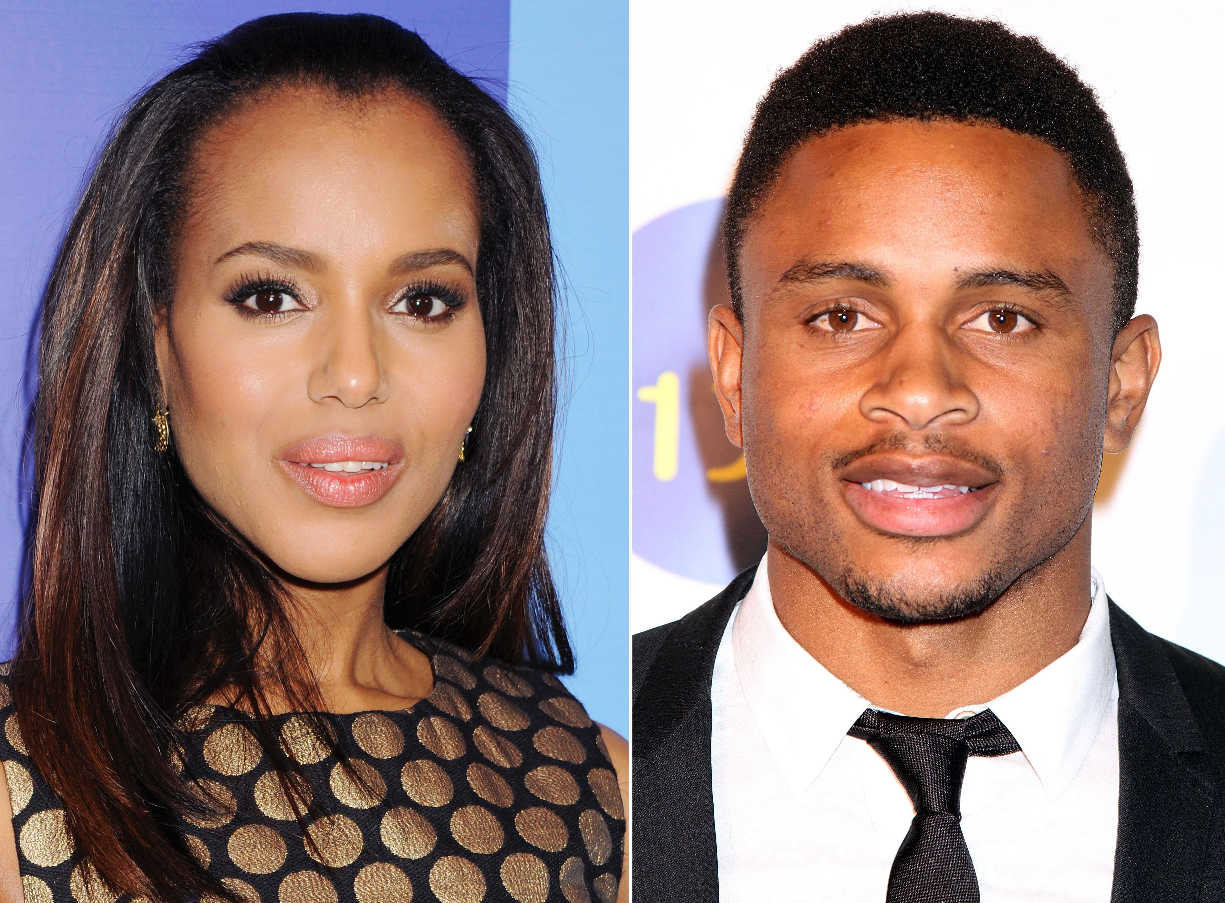 Kerry Washington Nnamdi Asomugha 50 Shocking & Dramatic Celebrity Break-Ups & Hook-Ups Of The Year