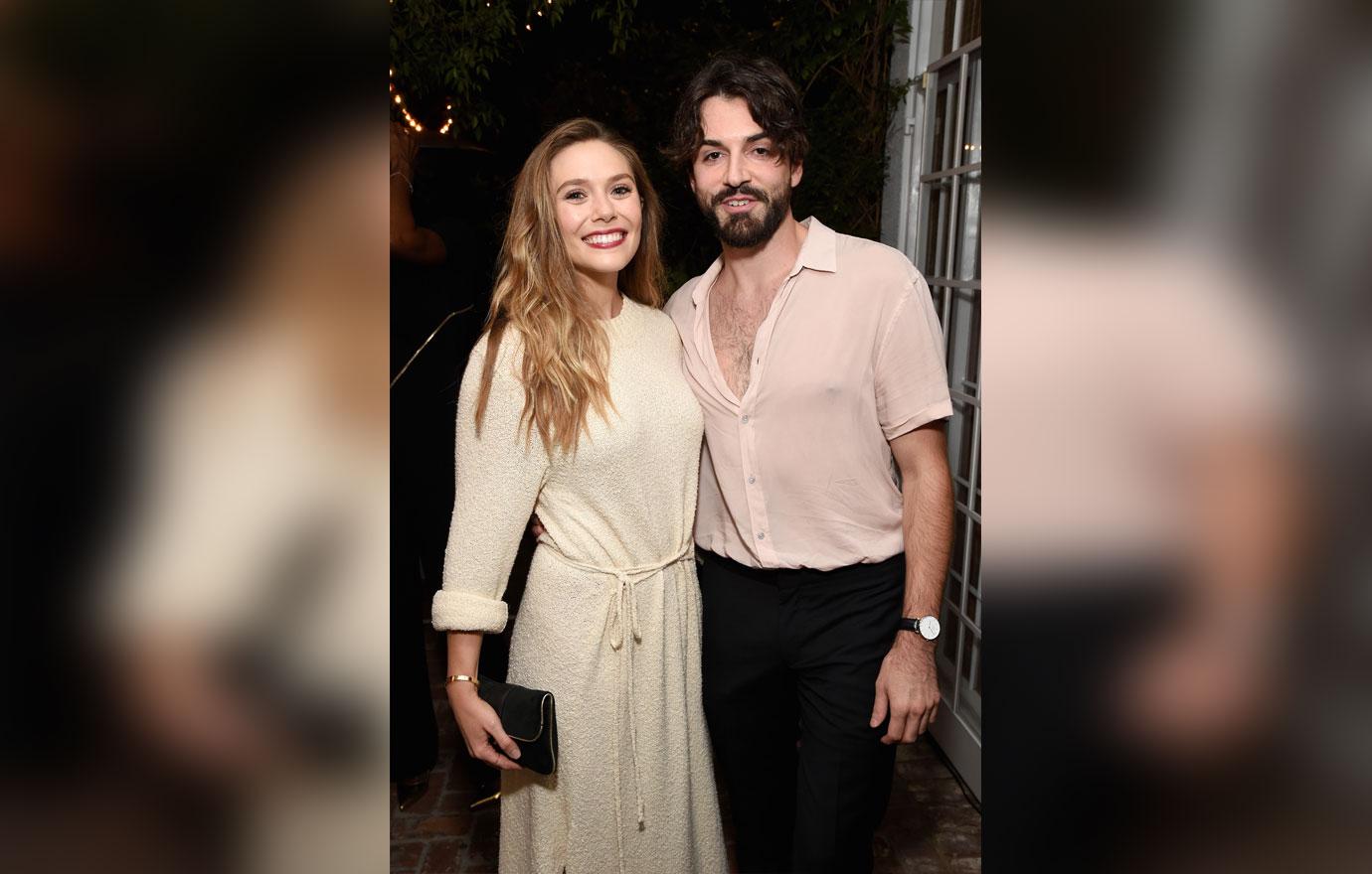 //Elizabeth Olsen and boyfriend Robbie Arnett attend the  Gersh Emmy Party Presented by Tequila Don Julio