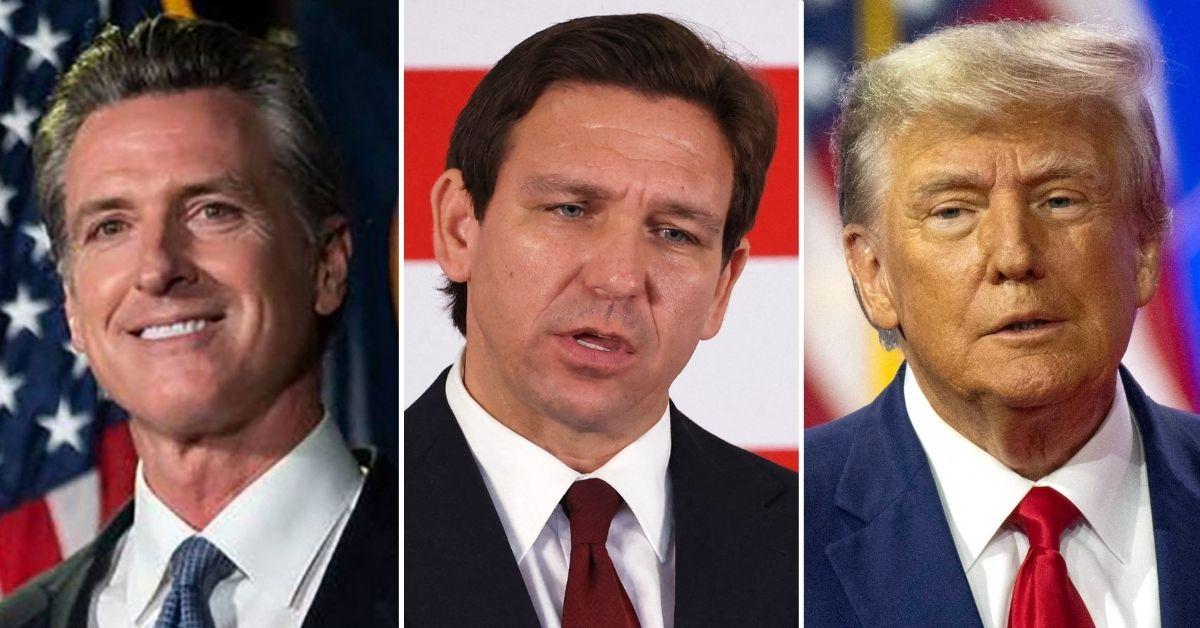 Gavin Newsom Claims Ron DeSantis Will Get 'Rolled' By Trump In 2024 Election