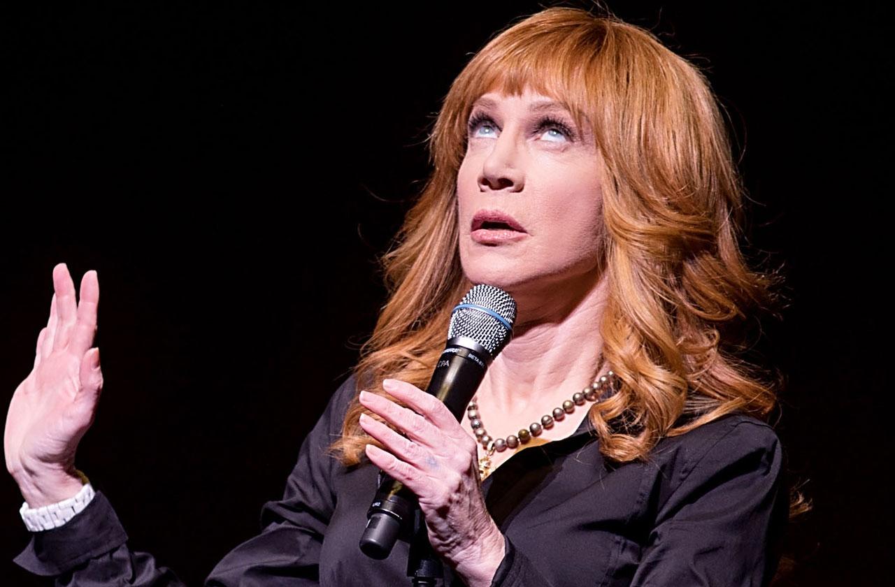 Kathy Griffin faints on stage health scare