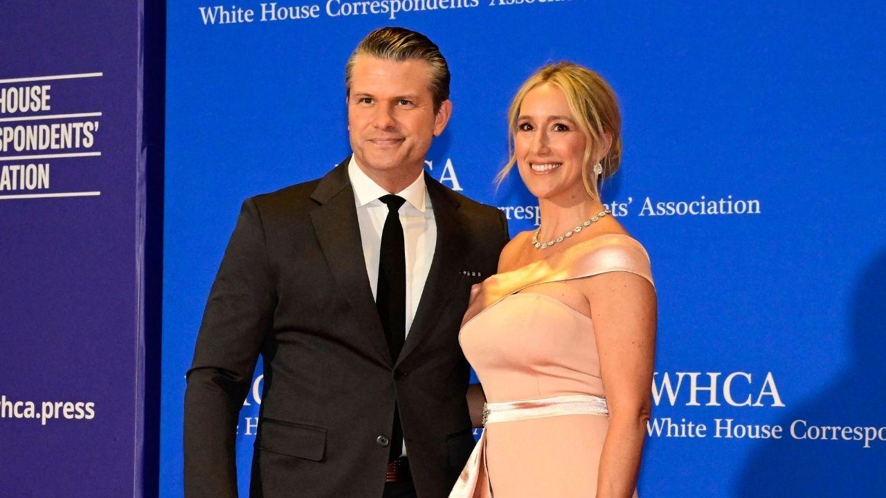 Photo of Pete Hegseth and Jennifer Rauchet