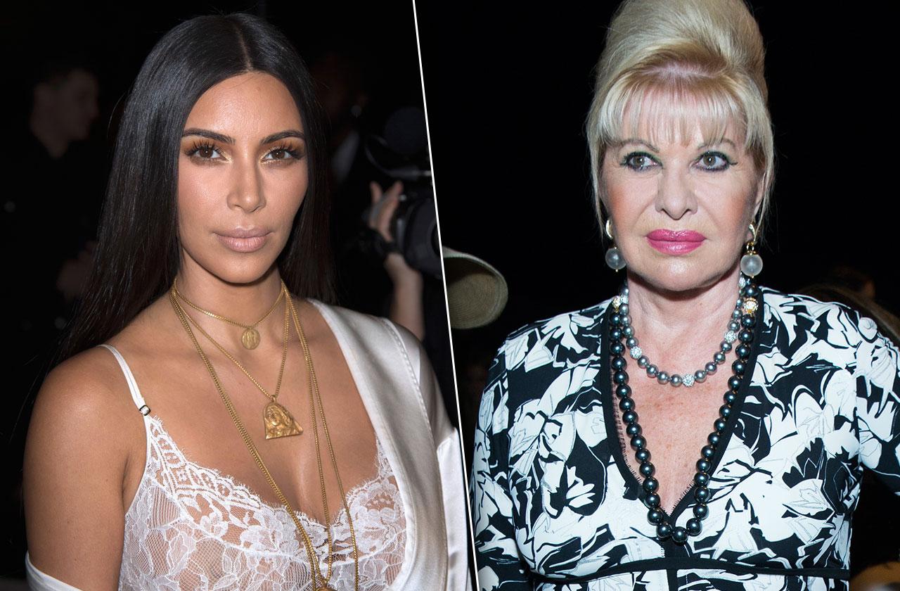 Ivana Trump Slams Kim Kardashian After Paris Robbery