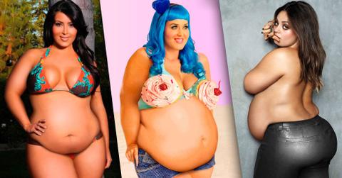 Plus-Size Kim Kardashian Katy Perry