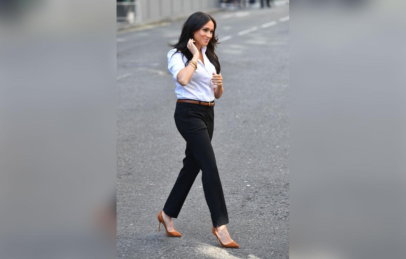 Meghan Markle At London Smart Works Collection Launch After Us Open