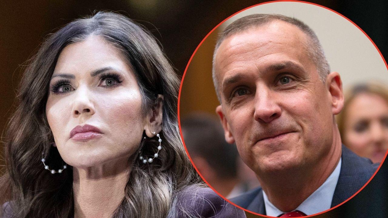 Photo of Kristi Noem and Corey Lewandowski