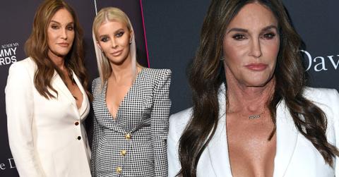 Caitlyn Jenner Sophia Hutchins Attend Pre Grammy Party