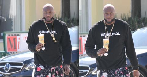 Lamar Odom Lunch Alone Gambling