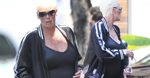 Brigitte Nielsen Pregnant Baby Bump Photos