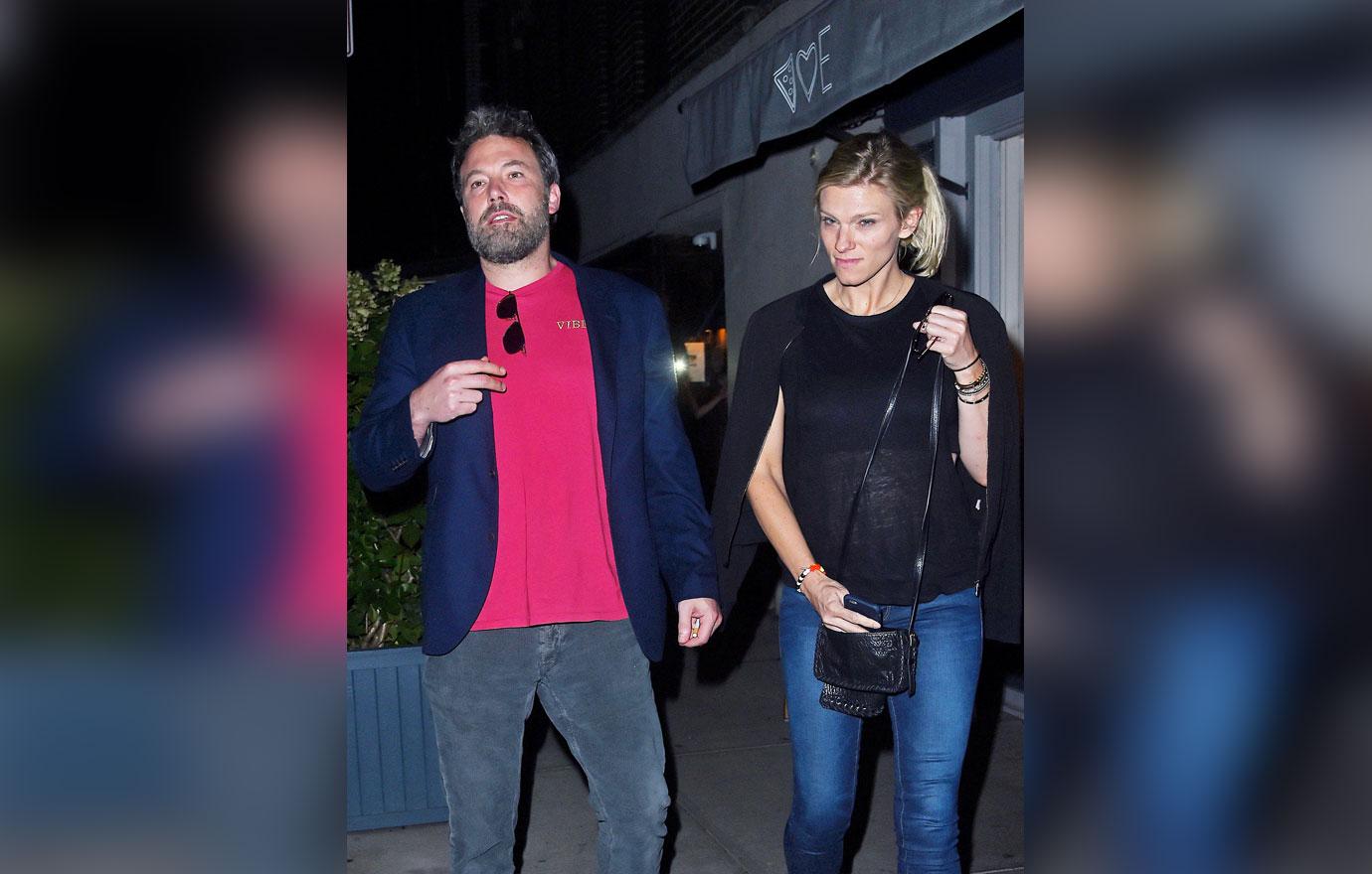 Ben affleck lindsay shookus dinner date