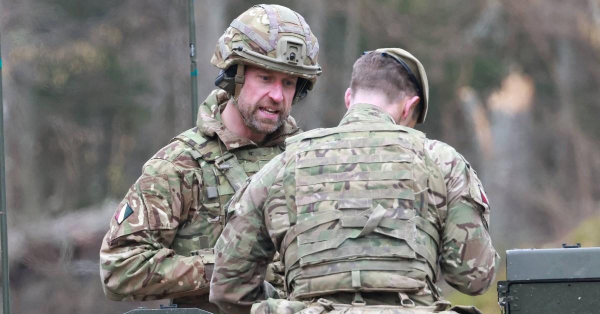 prince william army visit estonia