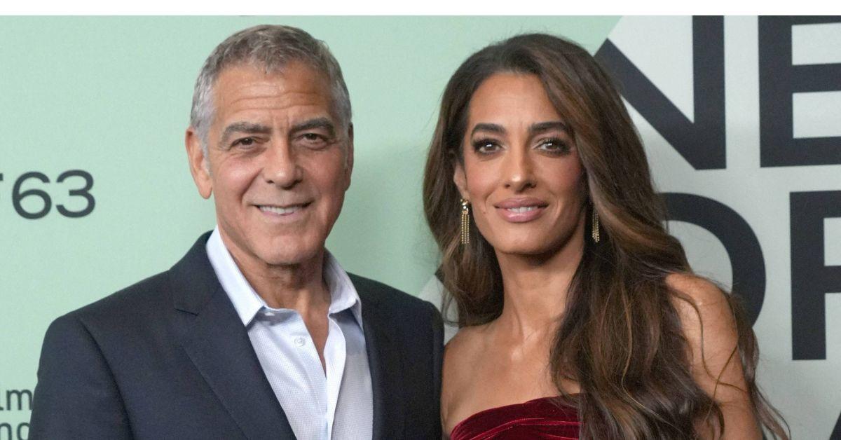 Photo of George and Amal Clooney