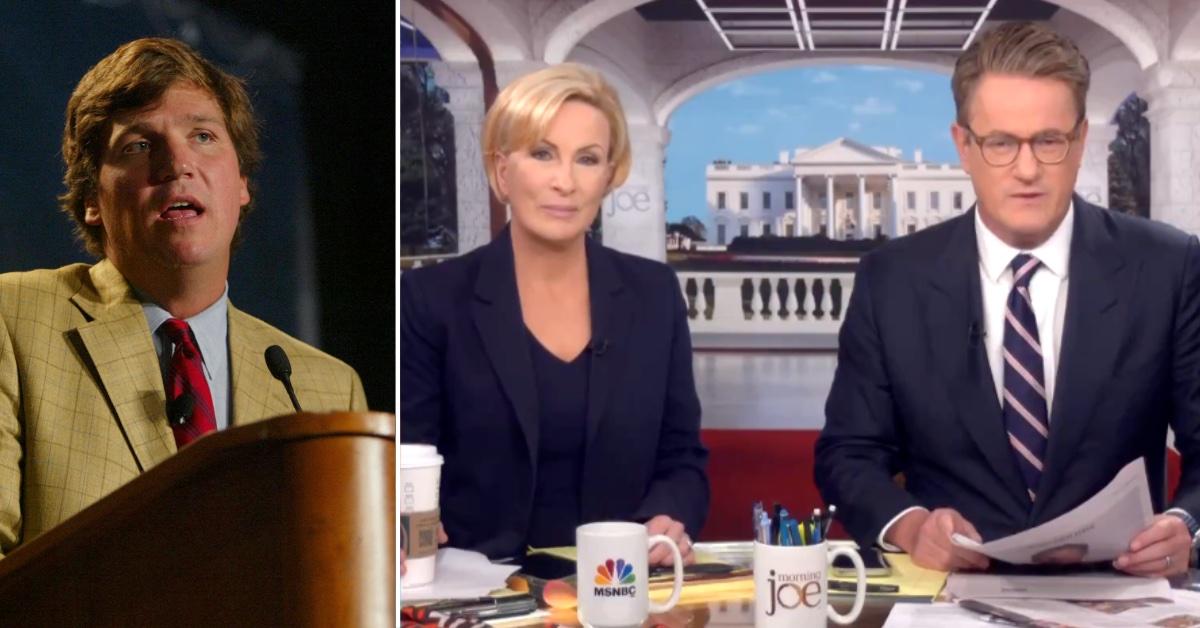 msnbc joe scarborough trashes tucker carlson before putin interviewpp