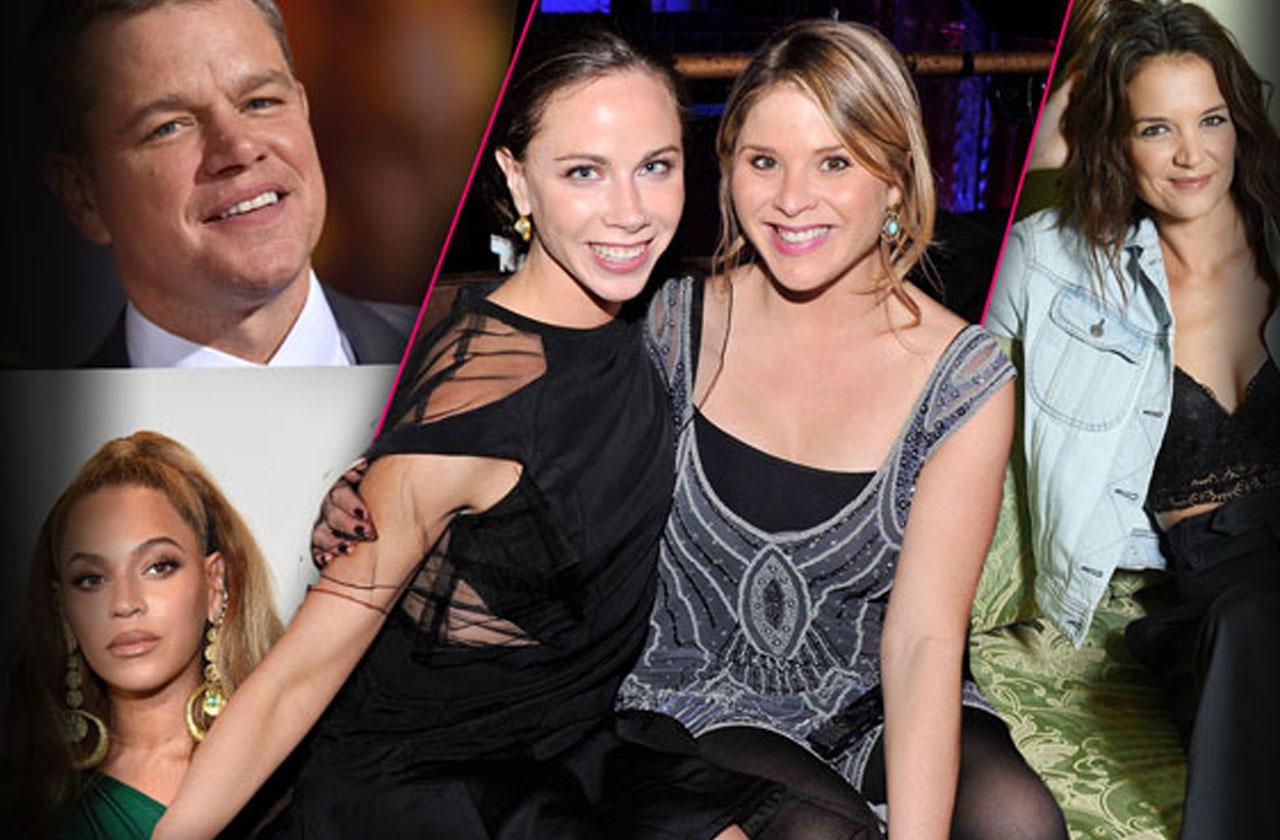 //jenna bush hager snubbed matt damon katie holmes beyonce pp