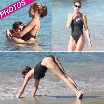 Stephanie Courtney Swimsuit.